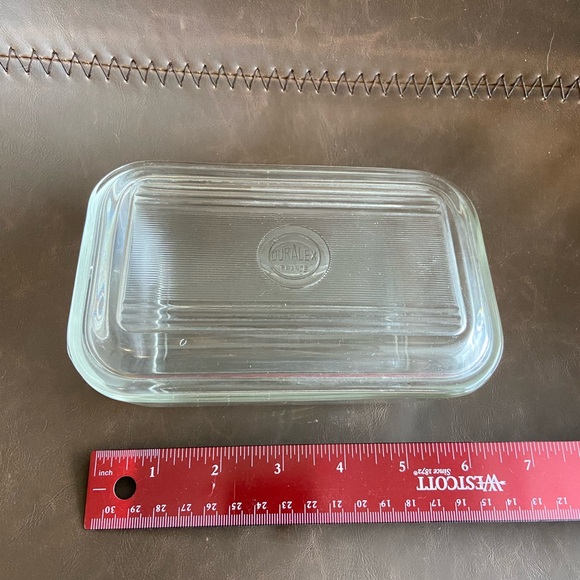 Made in France Duralex Glass Butter dish - Picture 5 of 6